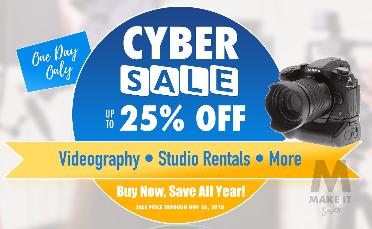 Cyber SALE – Save Up To $5,000 On Video Production & More!